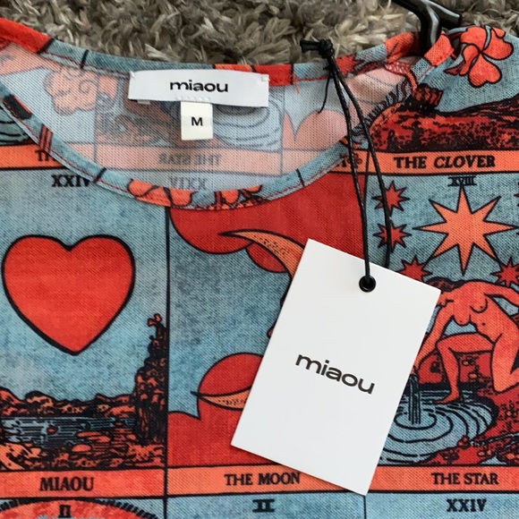miaou tarot tee